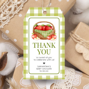 The Apple of Our Eye Baby Shower Favour Tags