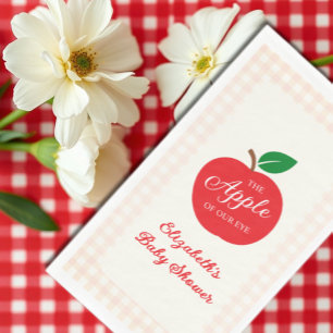 The Apple Of Our Eye Baby Shower Napkin