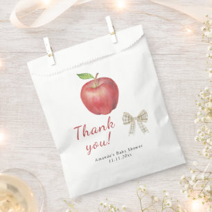 The Apple of our eye Baby shower Thank You Favour Bag