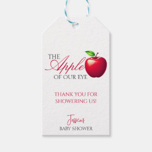 The Apple of Our Eye Fall Baby Shower  Gift Tags