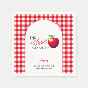 The Apple of Our Eye Fall Baby Shower  Napkin