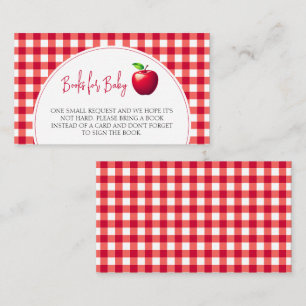 The Apple of Our Eye Fall Books for Baby Enclosure Card
