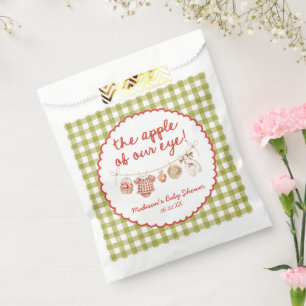 The Apple Of Our Eye Whimsical Fall Baby Shower Favour Bag