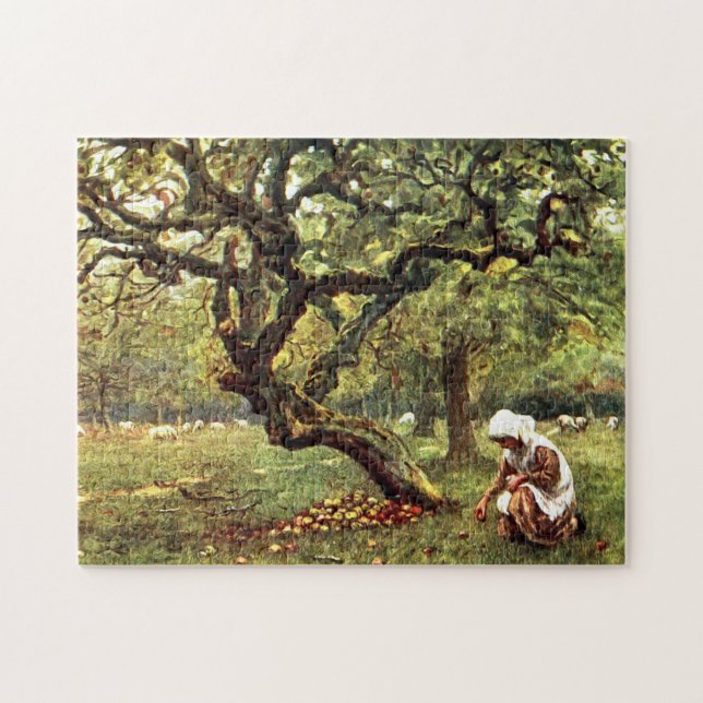 The Apple Orchard by Helen Allingham Jigsaw Puzzle (Horizontal)