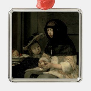 The Apple Peeler, 1660 Metal Tree Decoration