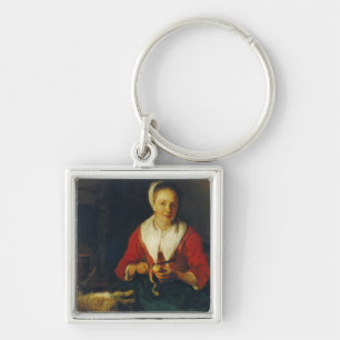 The Apple Peeler Key Ring