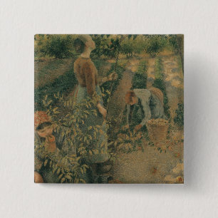 The Apple Pickers, 1886 15 Cm Square Badge