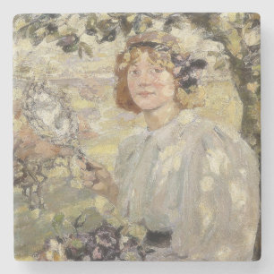 The Apple Tree (by Bessie MacNicol) Stone Coaster