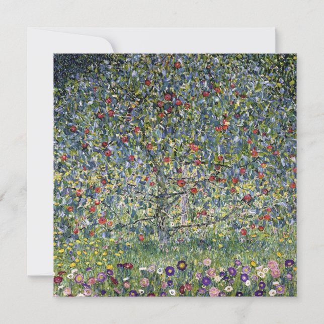 The Apple Tree (by Gustav Klimt) Card (Front)