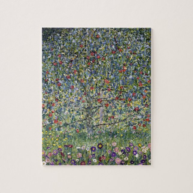The Apple Tree (by Gustav Klimt) Jigsaw Puzzle (Vertical)