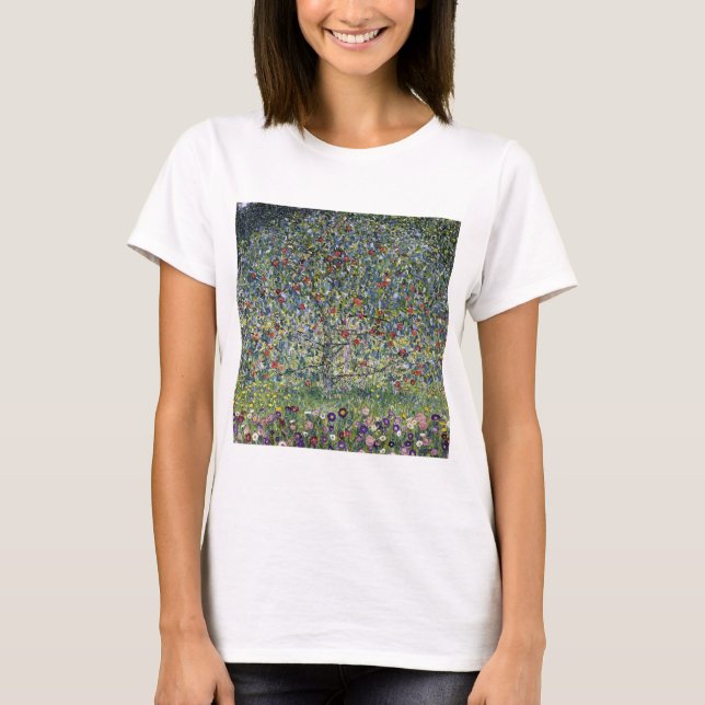 The Apple Tree (by Gustav Klimt) T-Shirt (Front)