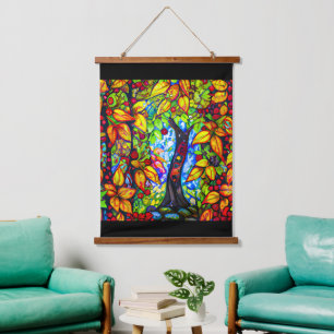 The Apple Tree Surreal Digital Art  Hanging Tapestry