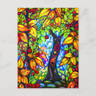 The Apple Tree Surreal Digital Art   Postcard