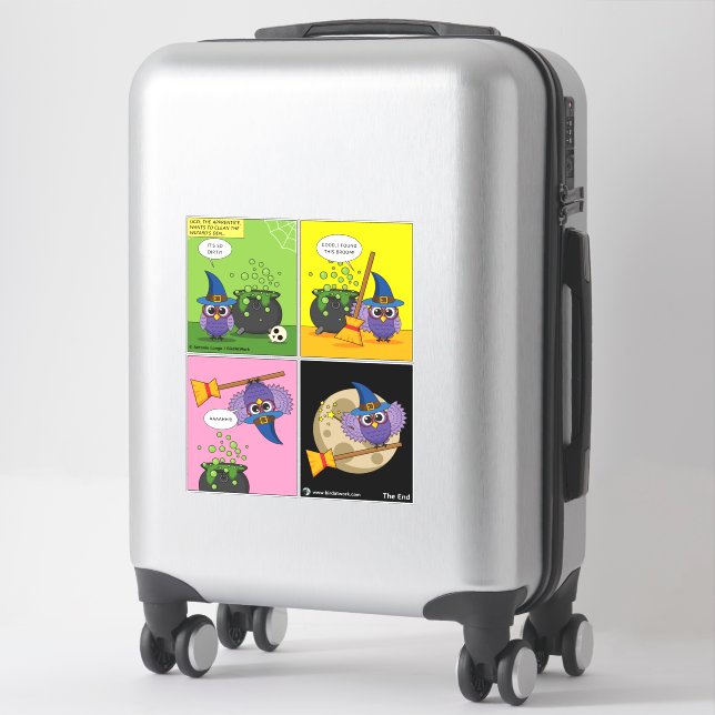 The Apprentice Wizard - Cleaning Comic (Suitcase)