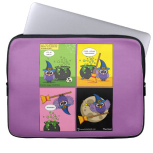 The Apprentice Wizard - Cleaning Comic Laptop Sleeve