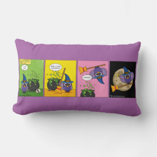 The Apprentice Wizard - Cleaning Comic Lumbar Cushion