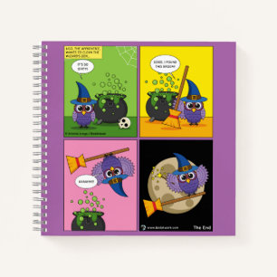 The Apprentice Wizard - Cleaning Comic Notebook