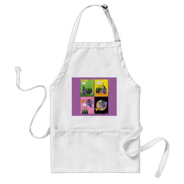 The Apprentice Wizard - Cleaning Comic Standard Apron (Front)