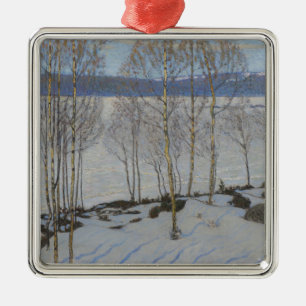 The Approach of Spring, 1903 (oil on canvas) Metal Ornament