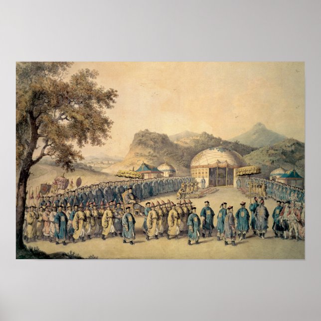 The Approach of the Emperor of China Poster (Front)