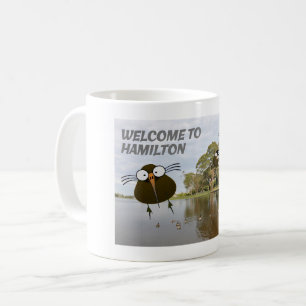 The Apteryx Clan bid you welcome to Hamilton.  Coffee Mug