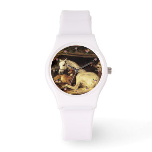 THE ARAB TENT WITH HORSES AND OTHER ANIMALS WATCH