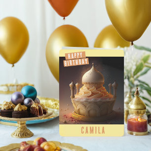 The Arabian nights Birthday Card