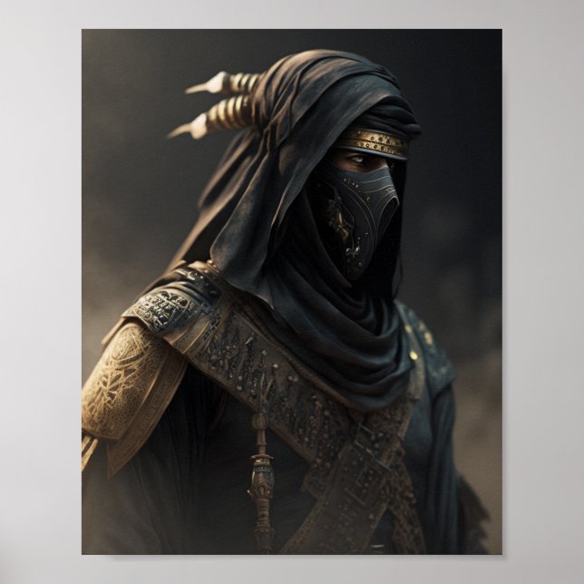 The Arabic Warrior Poster (Front)
