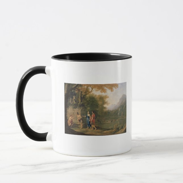 The Arcadian Shepherds Mug (Left)