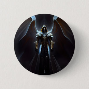 The Arch Angel Uriel 6 Cm Round Badge