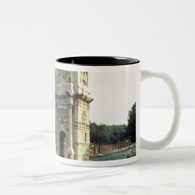 The Arch of Constantine from the North West Two-Tone Coffee Mug (Right)