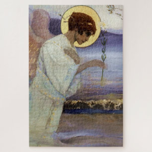 “The Archangel Gabriel ” by Mikhail Nesterov Jigsaw Puzzle