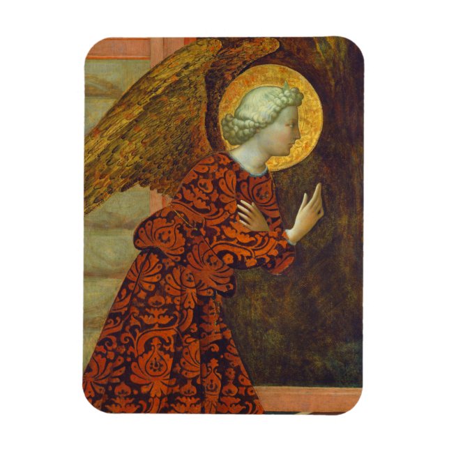 The Archangel Gabriel, c. 1430 (tempera on panel) Magnet (Vertical)