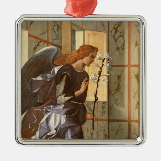 The Archangel Gabriel, from The Annunciation dipty Metal Ornament (Front)