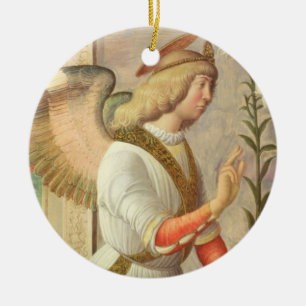 The Archangel Gabriel (panel) Ceramic Tree Decoration
