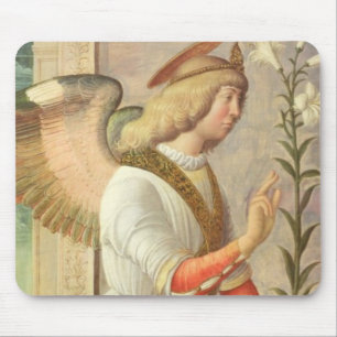 The Archangel Gabriel (panel) Mouse Pad
