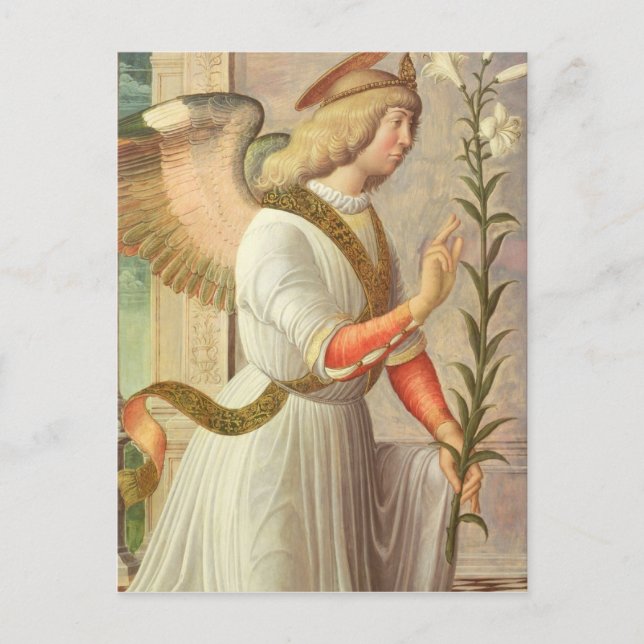 The Archangel Gabriel (panel) Postcard (Front)