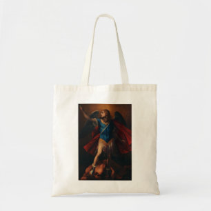 The Archangel Michael by Cavaliere d'Arpino Tote Bag