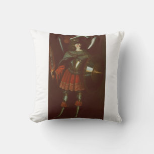 The Archangel Michael by Francisco de Zurbarán Cushion
