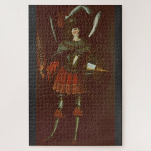 The Archangel Michael by Francisco de Zurbarán Jigsaw Puzzle