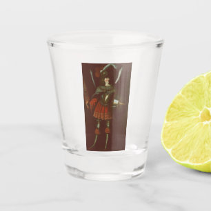 The Archangel Michael by Francisco de Zurbarán Shot Glass