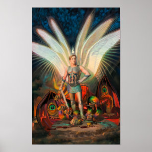 The Archangel Michael Defeats the Dragon Poster