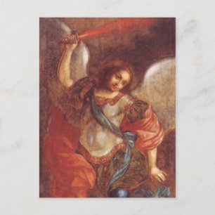 The Archangel St. Mikhail by Vladimir Borovikovsky Postcard