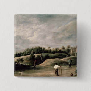 The Archery Contest 15 Cm Square Badge