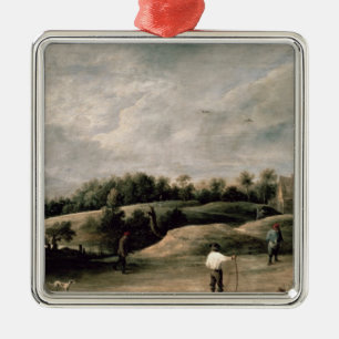 The Archery Contest Metal Tree Decoration