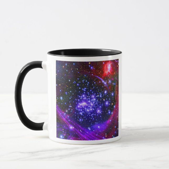 The Arches star cluster deep inside the hub Mug (Left)
