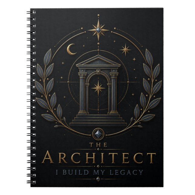 The Architect Archetype Self-Discovery Notebook (Front)