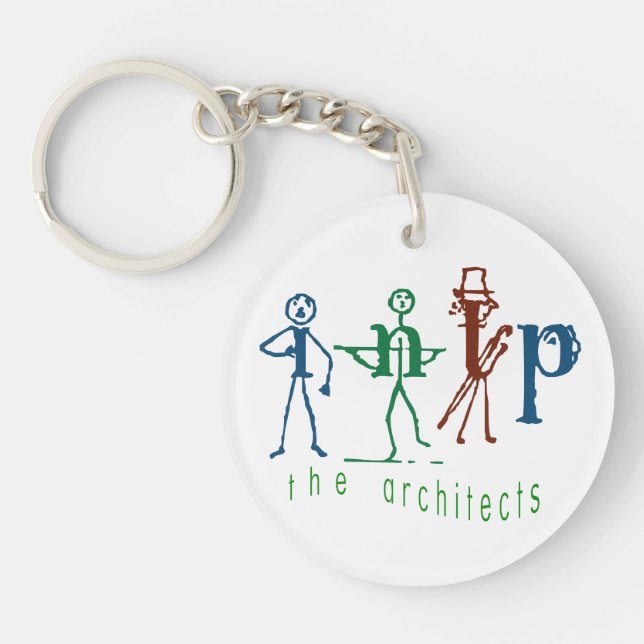 The Architect - Myers Briggs INTP Keychain (Front)