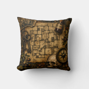 The Architect of Death: H.H. Holmes Murder Castle Cushion