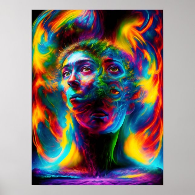 The Architect Surreal Art Poster (Front)